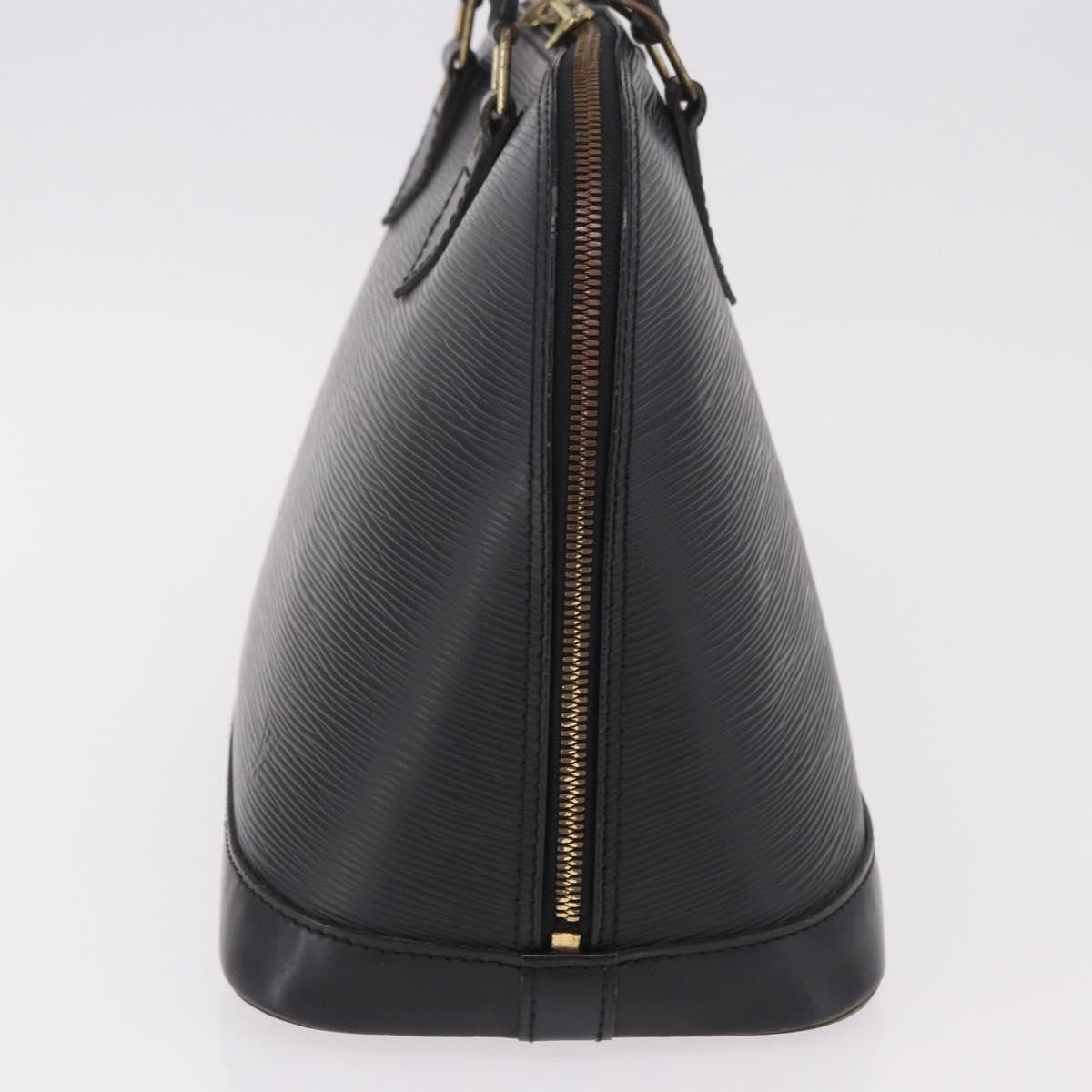 Louis Vuitton Alma Handbag Epi Leather, Black, Leather, Handbag