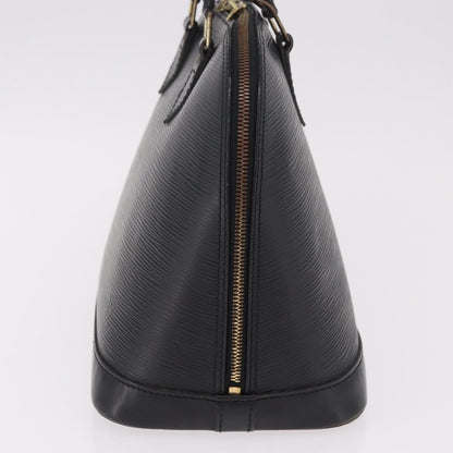 Louis Vuitton Alma Handbag Epi Leather, Black, Leather, Handbag