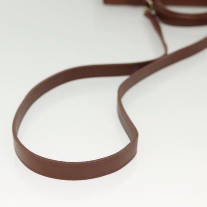 Burberry Vintage Handbag Leather, BROWN, LEATHER, Handbag