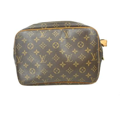 Louis Vuitton Reporter Bag Monogram Canvas, BROWN, CANVAS, Shoulder bag