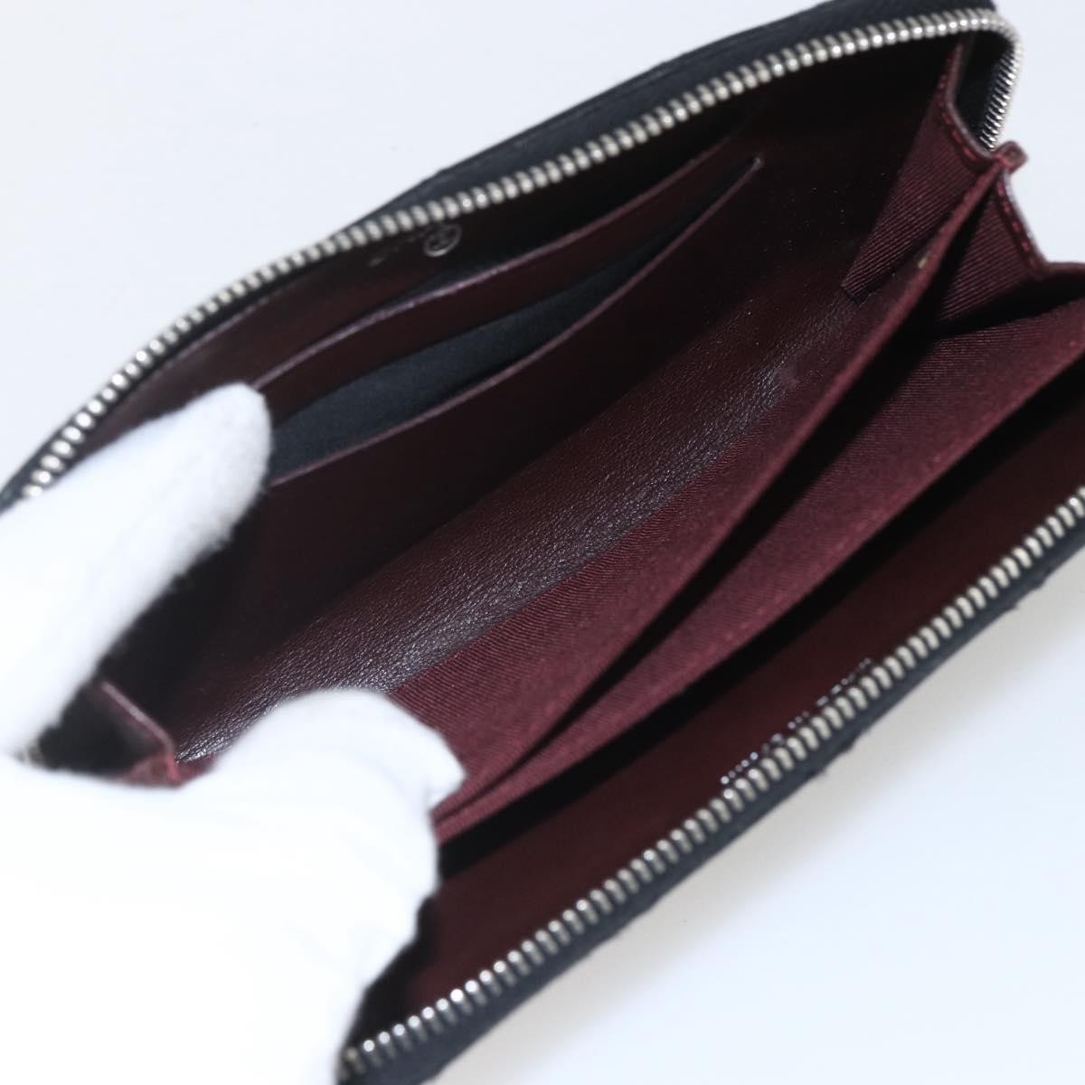 Chanel Zip Around Organizer Wallet Quilted Lambskin, BLACK, LEATHER, Wallets