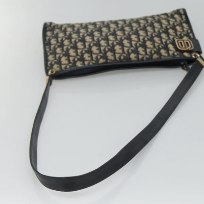 Christian Dior Vintage CD trotter Shoulder bag Canvas, NAVY, CANVAS, Shoulder bag