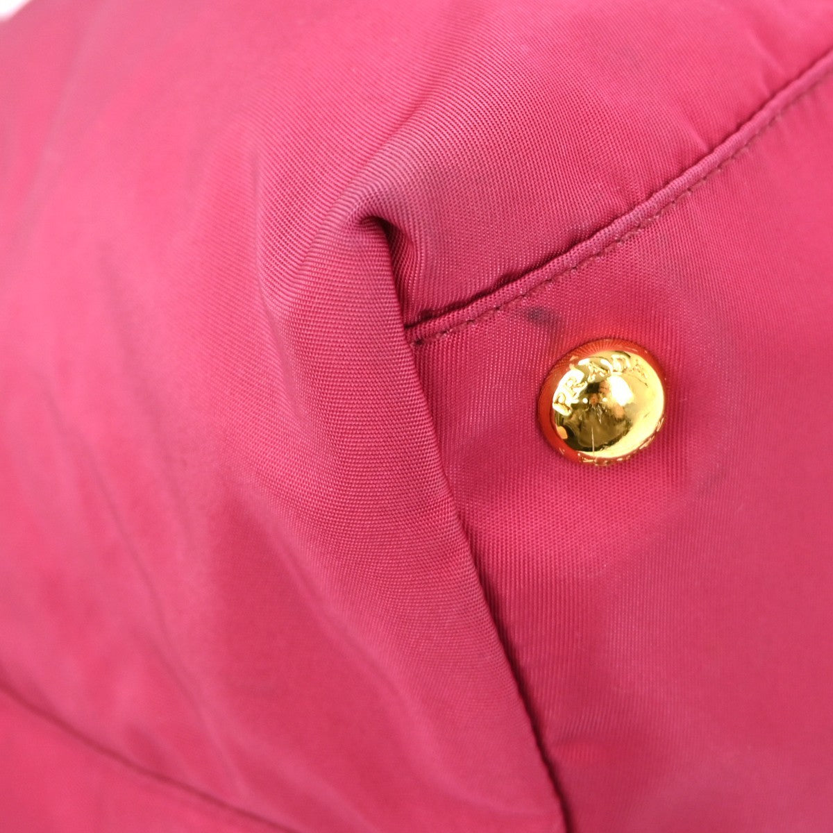 Prada Convertible Flap Tote Tessuto and Saffiano Leather, PINK, NYLON, Tote bag