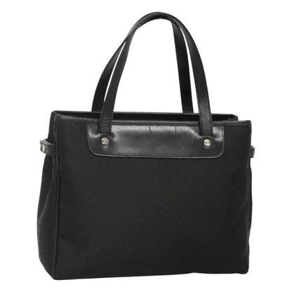 Celine Macadam Handbag Macadam with leather, BLACK, CANVAS, Handbag