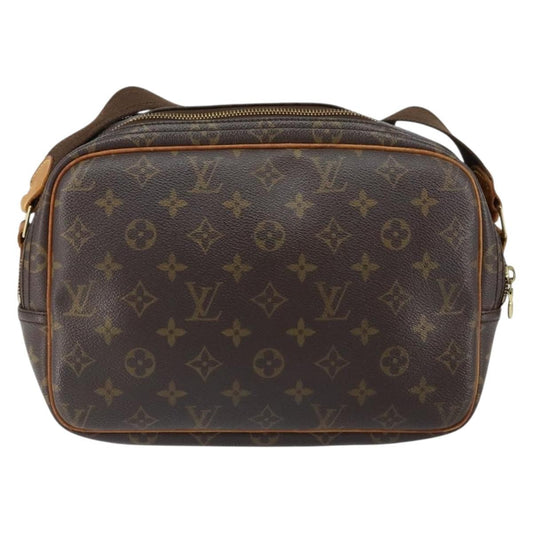 Louis Vuitton Reporter Bag Monogram Canvas, BROWN, CANVAS, Shoulder bag