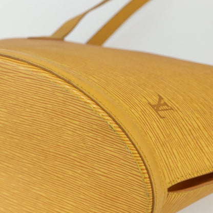 Louis Vuitton Saint Jacques Handbag Epi Leather, Yellow, Leather, Shoulder Bag