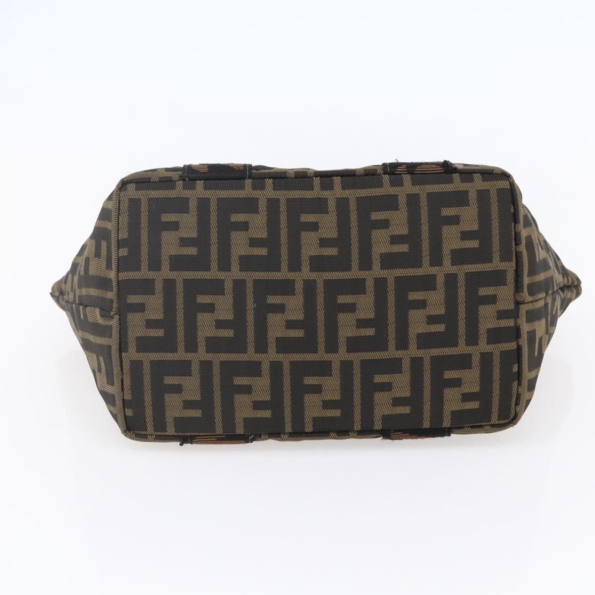 Fendi Zucca Tote bag FF motif, BROWN, CANVAS, Tote bag
