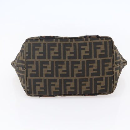 Fendi Zucca Tote bag FF motif, BROWN, CANVAS, Tote bag