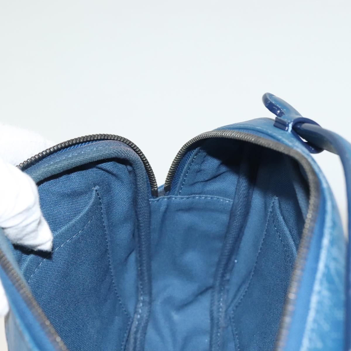 Louis Vuitton Ambler Bag Damier Infini Leather, BLUE, LEATHER, Shoulder bag