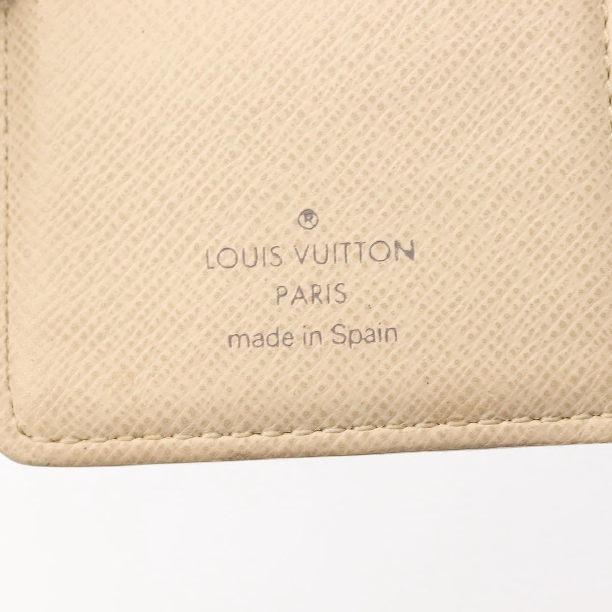 Louis Vuitton Agenda Cover Damier Azur, BEIGE, CANVAS, Toiletry Case