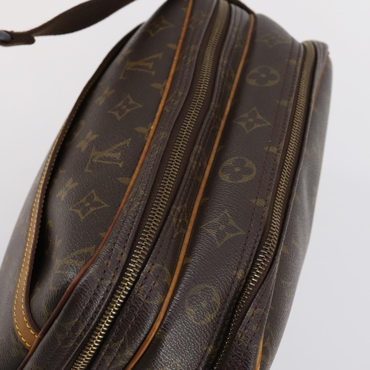 Louis Vuitton Reporter Bag Monogram Canvas, BROWN, CANVAS, Shoulder bag