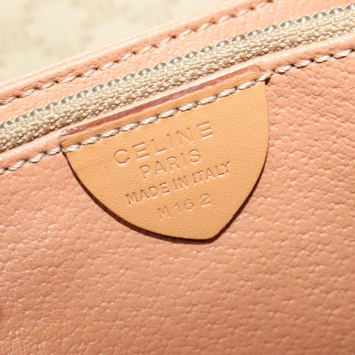 Celine Macadam Shoulder Bag PVC Leather, BEIGE, CANVAS, Shoulder bag