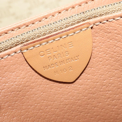 Celine Macadam Shoulder Bag PVC Leather, BEIGE, CANVAS, Shoulder bag