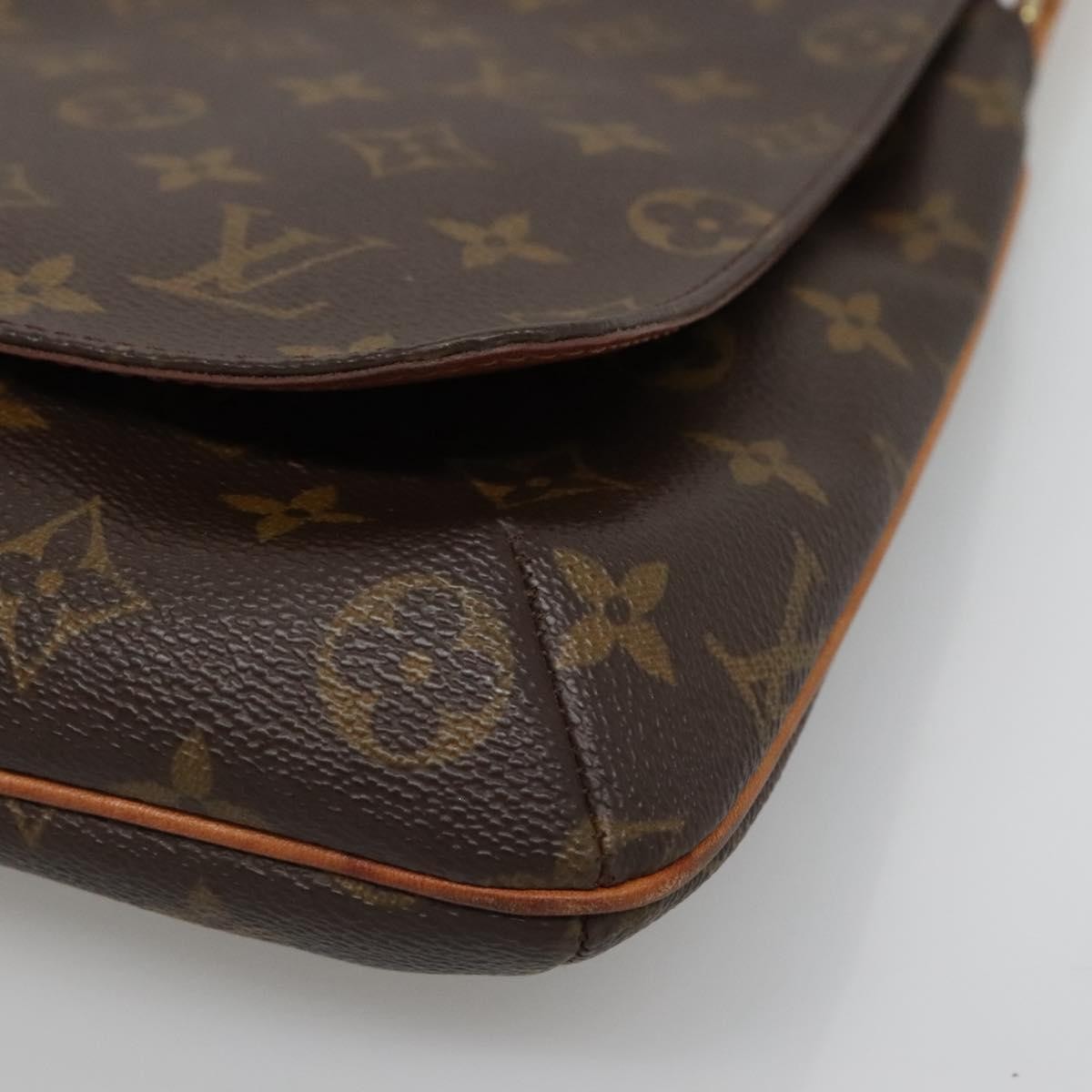 Louis Vuitton Musette Salsa Handbag Monogram Canvas, BROWN, CANVAS, Handbag