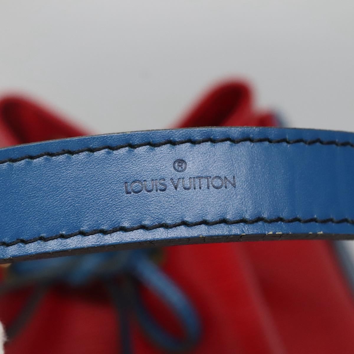 Louis Vuitton Bicolor Noe Handbag Epi Leather, RED, LEATHER, Handbag