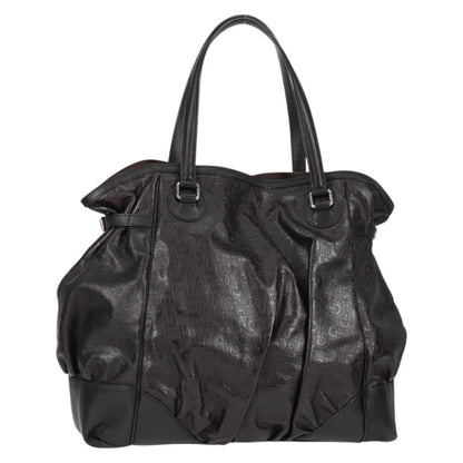 Gucci Full Moon Tote Guccissima Leather, BLACK, LEATHER, Shoulder bag