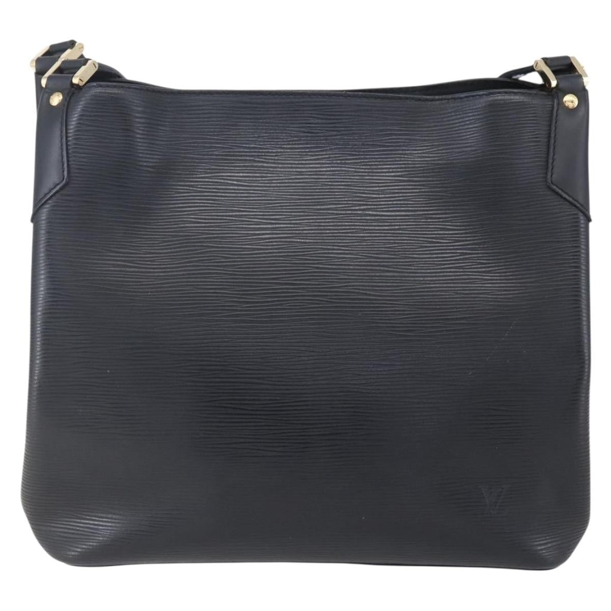 Louis Vuitton Mandara Handbag Epi Leather, BLACK, LEATHER, Shoulder bag