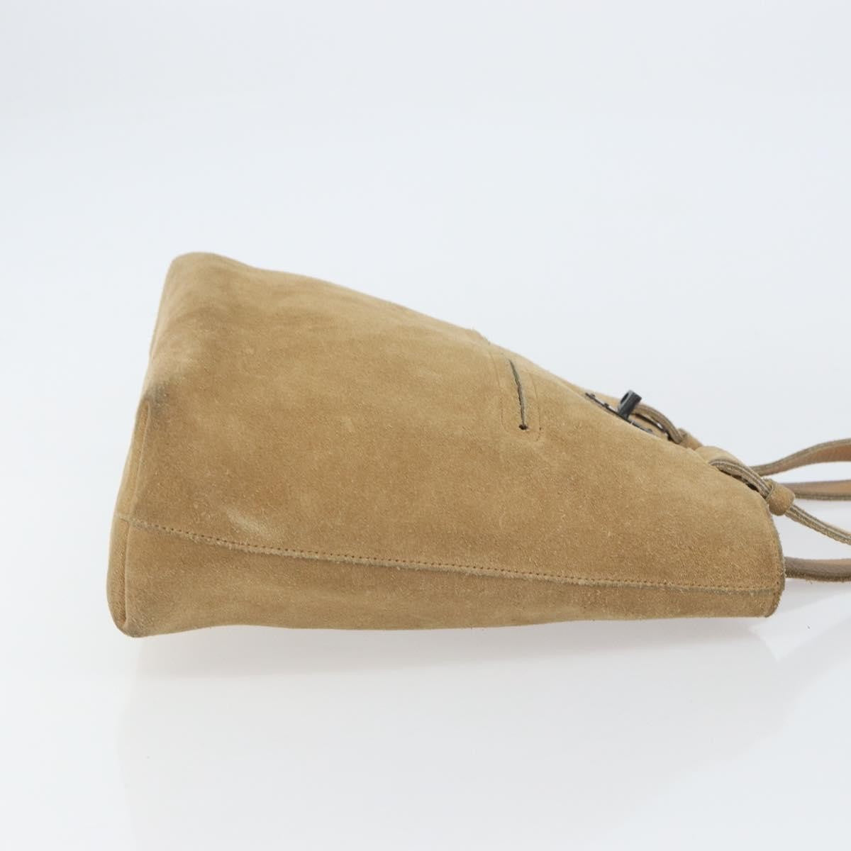 Gucci Vintage Handbag Suede, BEIGE, SUEDE, Handbag