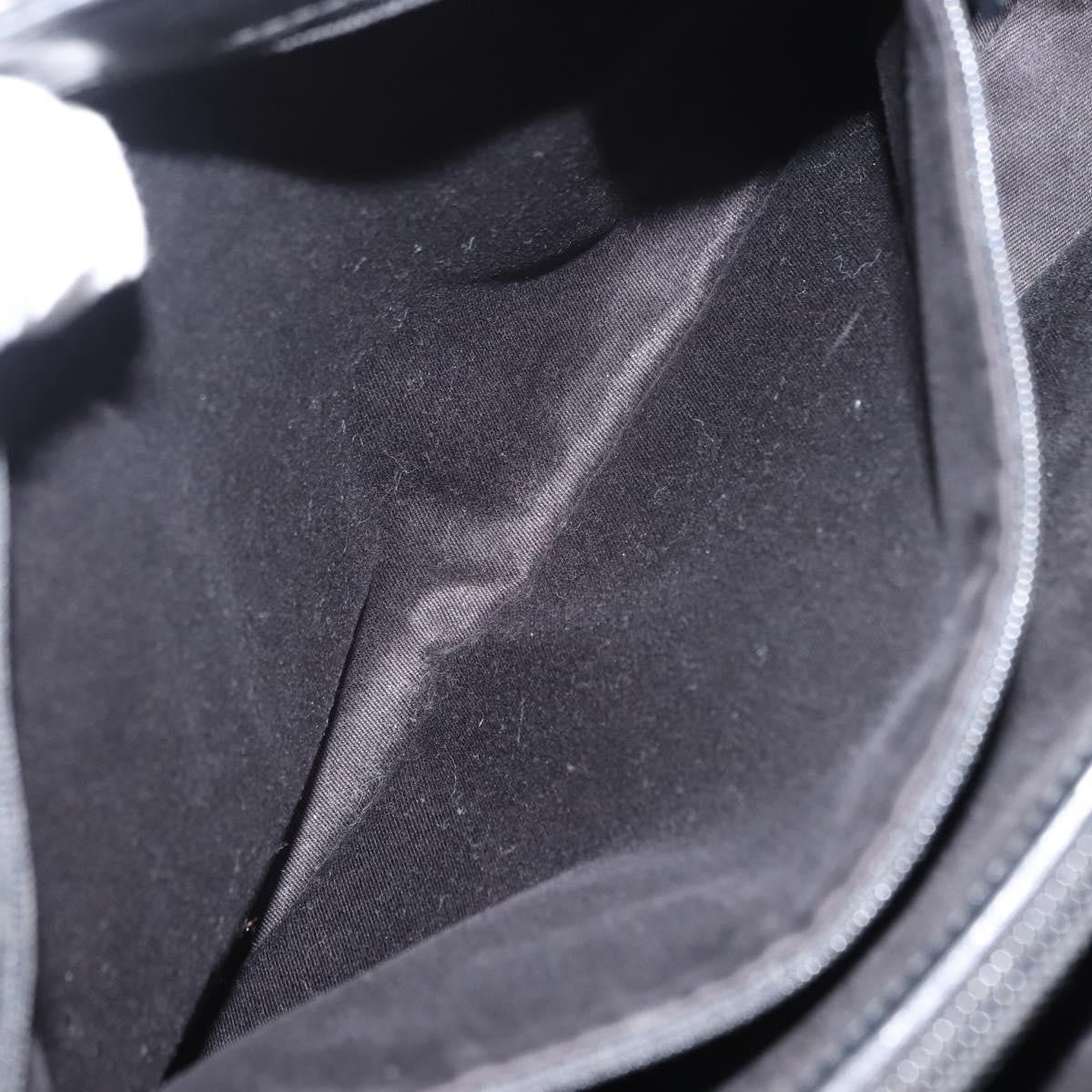 Gucci Vintage Bamboo Handle Bag Canvas, BLACK, CANVAS, Tote bag