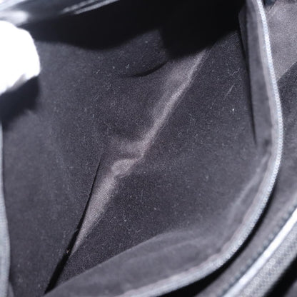 Gucci Vintage Bamboo Handle Bag Canvas, BLACK, CANVAS, Tote bag