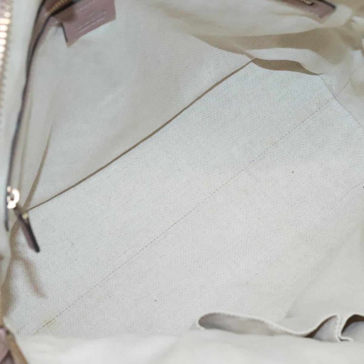 Gucci Bree Dome Tote Leather, PINK, LEATHER, Shoulder bag