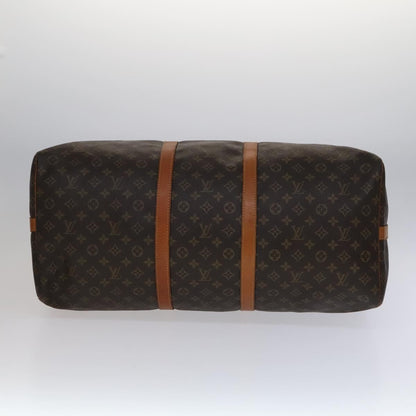 Louis Vuitton Keepall Bandouliere Bag Monogram Canvas, BROWN, CANVAS, Travel bag