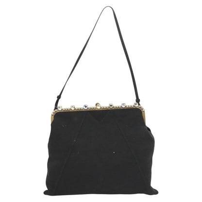 Miu Miu Shoulder Bag Cotton, BLACK, COTTON, Shoulder bag