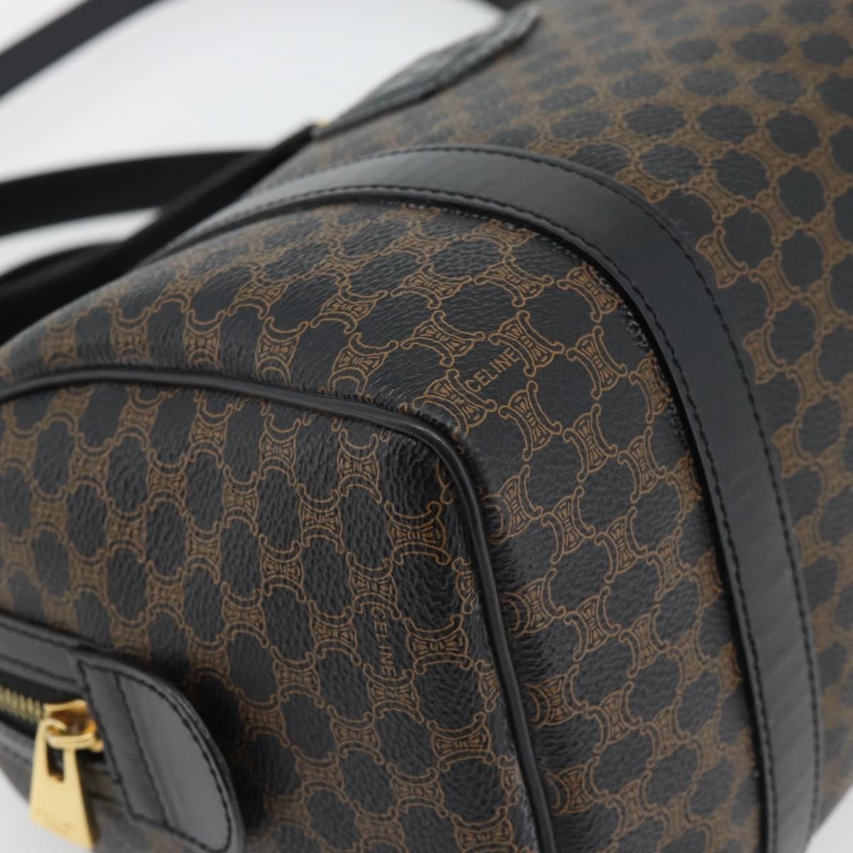 Celine Macadam Handbag Macadam with leather, Black, Canvas, Handbag