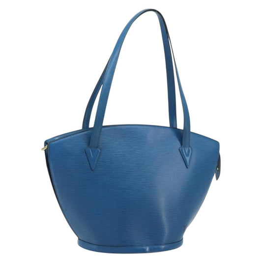 Louis Vuitton Saint Jacques Handbag Epi Leather, Blue, Leather, Shoulder Bag