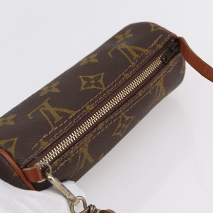 Louis Vuitton Papillon Pochette Monogram Canvas, BROWN, CANVAS, Clutche & pouche