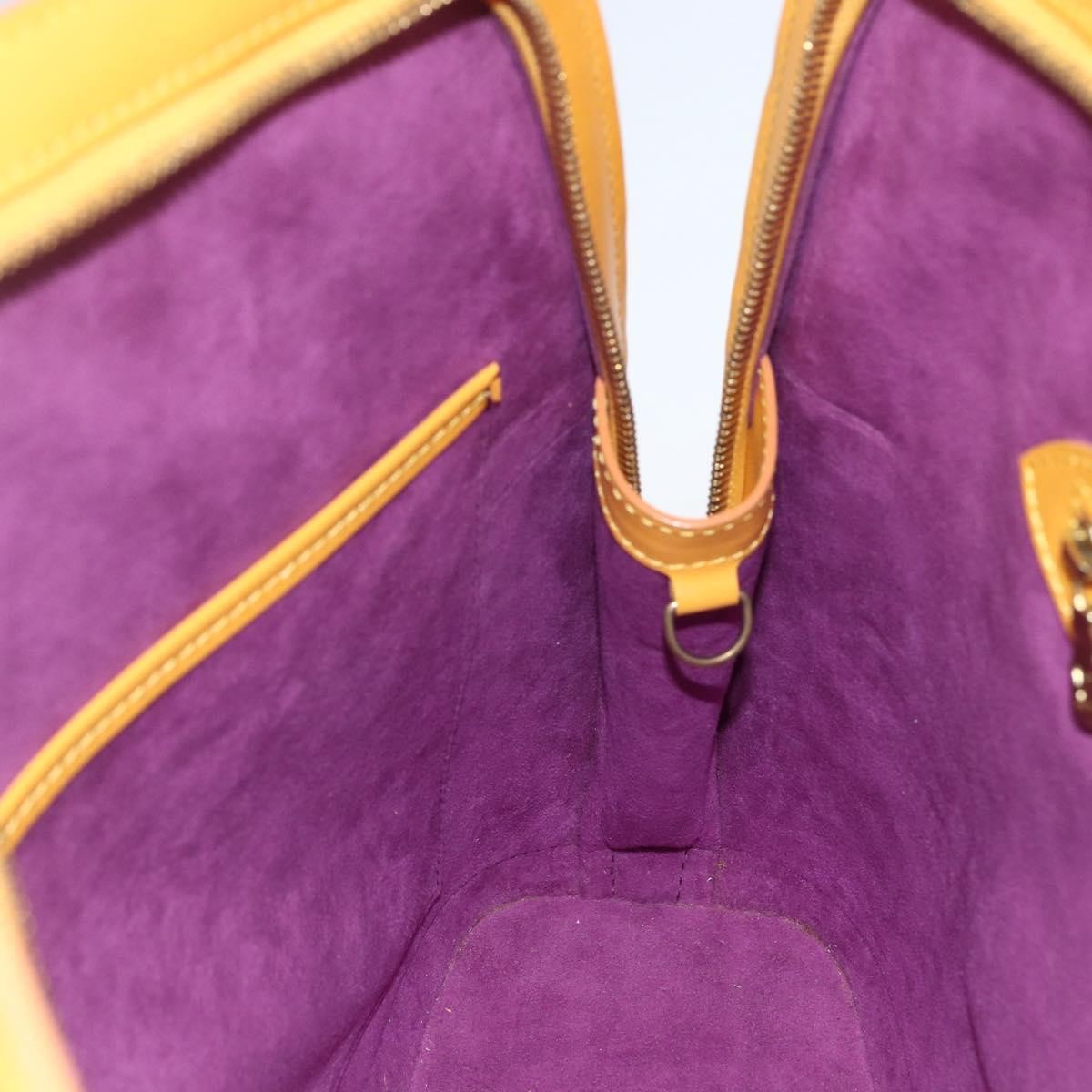 Louis Vuitton Lussac Handbag Epi Leather, YELLOW, LEATHER, Shoulder bag