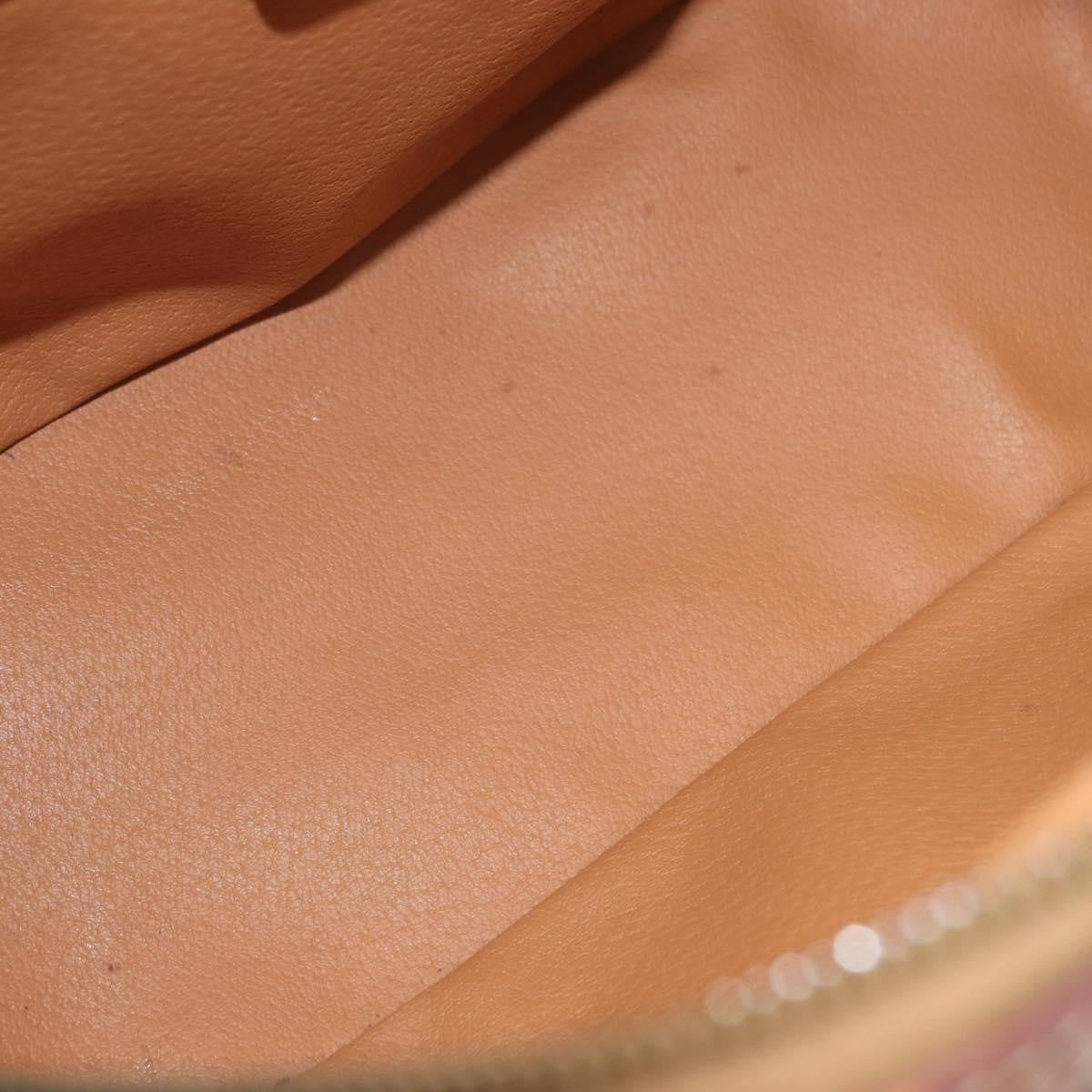 Celine Vintage Macadam Handbag Canvas and Leather, BROWN, CANVAS, Handbag