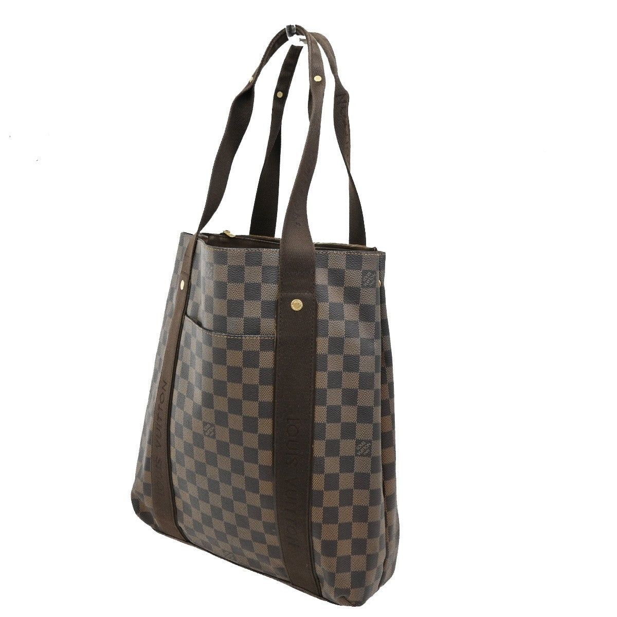 Louis Vuitton Cabas Beaubourg Damier, BROWN, CANVAS, Tote bag