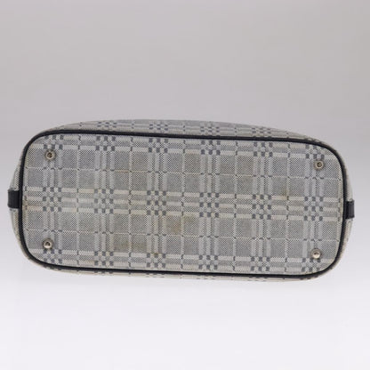 Burberry Nova Check Tote Canvas and Leather, GRAY, CANVAS, Tote bag