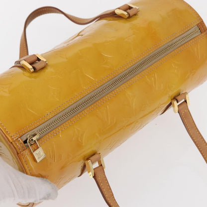 Louis Vuitton Bedford Handbag Monogram Vernis, YELLOW, PATENT_LEATHER, Handbag
