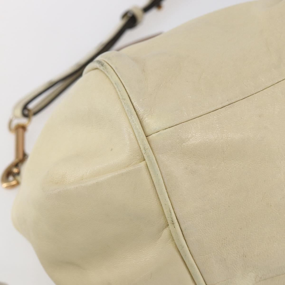 Chloe Ethel Handbag Leather, WHITE, LEATHER, Handbag