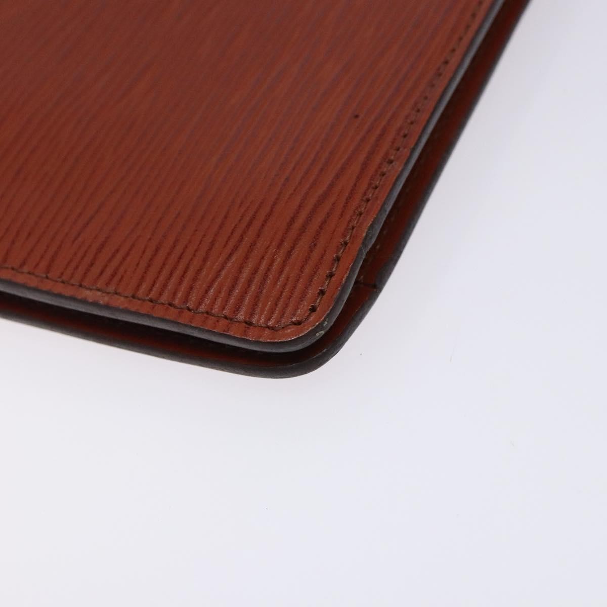 Louis Vuitton Vintage Montaigne Clutch Epi Leather, BROWN, LEATHER, Clutche & pouche