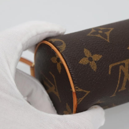 Louis Vuitton Papillon Pochette Monogram Canvas, BROWN, CANVAS, Handbag