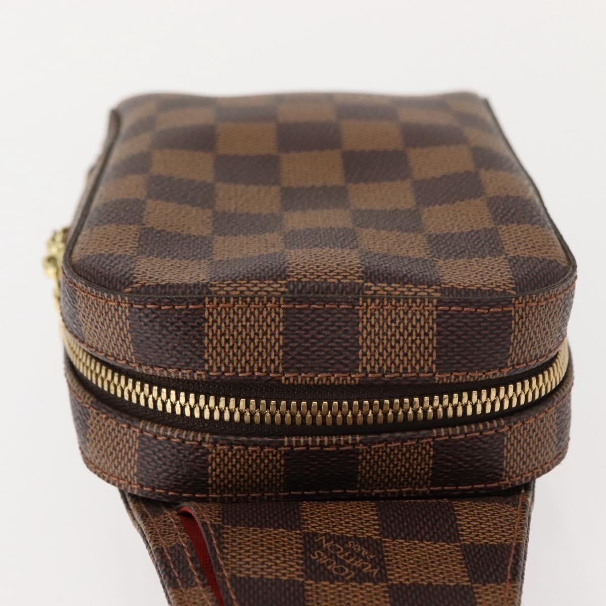 Louis Vuitton Geronimos Waist Bag Damier, BROWN, CANVAS, Shoulder bag