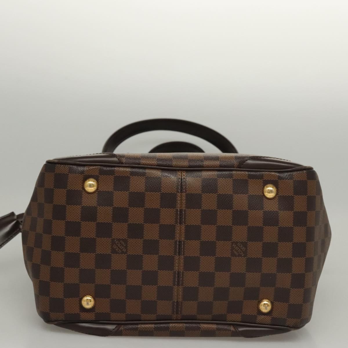 Louis Vuitton Verona Handbag Damier, BROWN, CANVAS, Shoulder bag