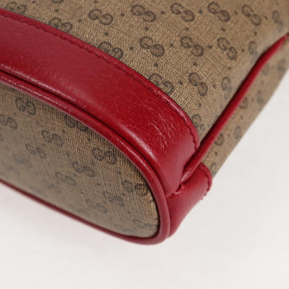 Gucci Doraemon Bucket Bag Printed Mini GG Coated Canvas, BEIGE, PVC, Crossbody bag