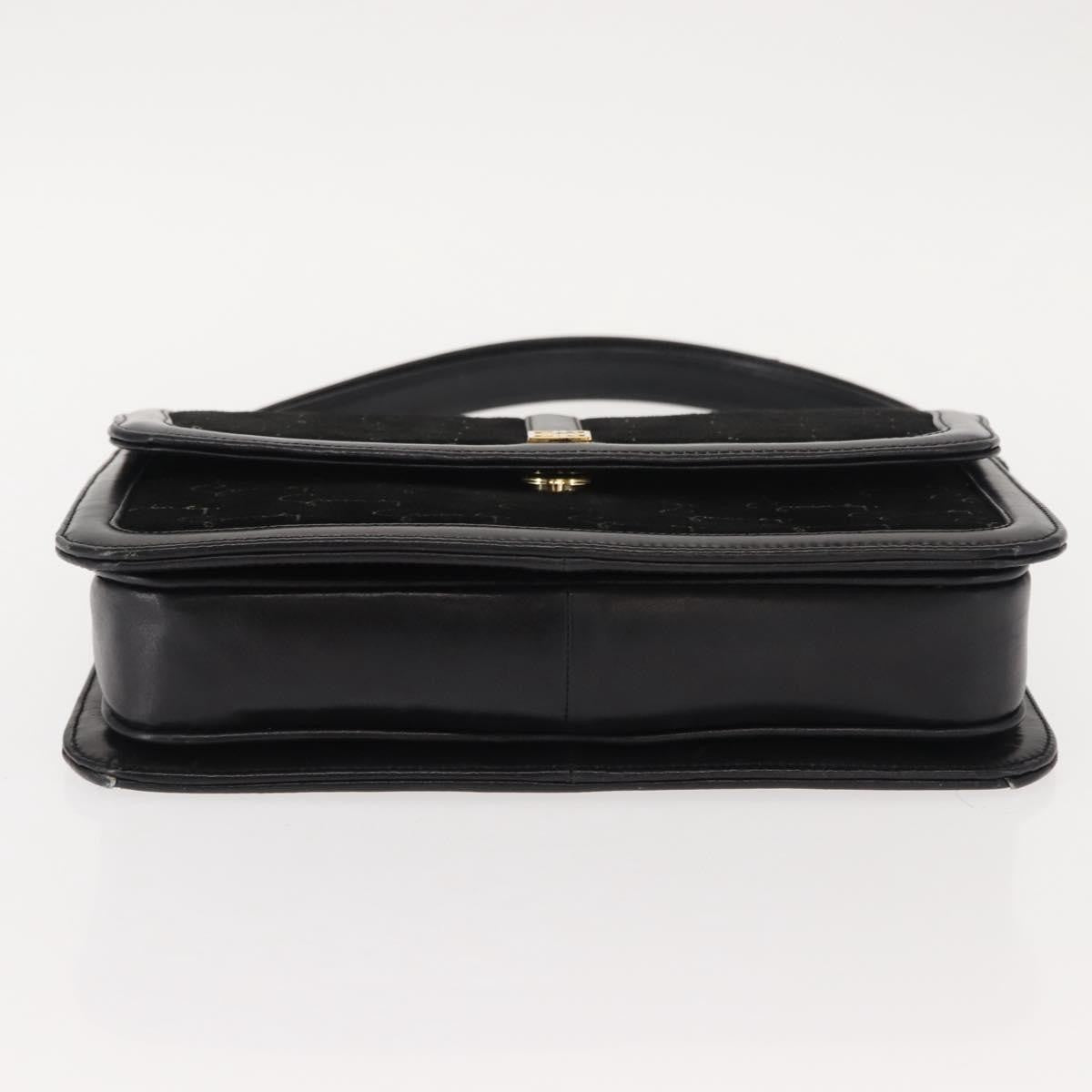 Givenchy Vintage 4G shoulder bag Suede, BLACK, SUEDE, Shoulder bag