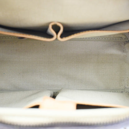 Louis Vuitton Deauville Handbag Monogram Canvas, BROWN, LEATHER, Handbag