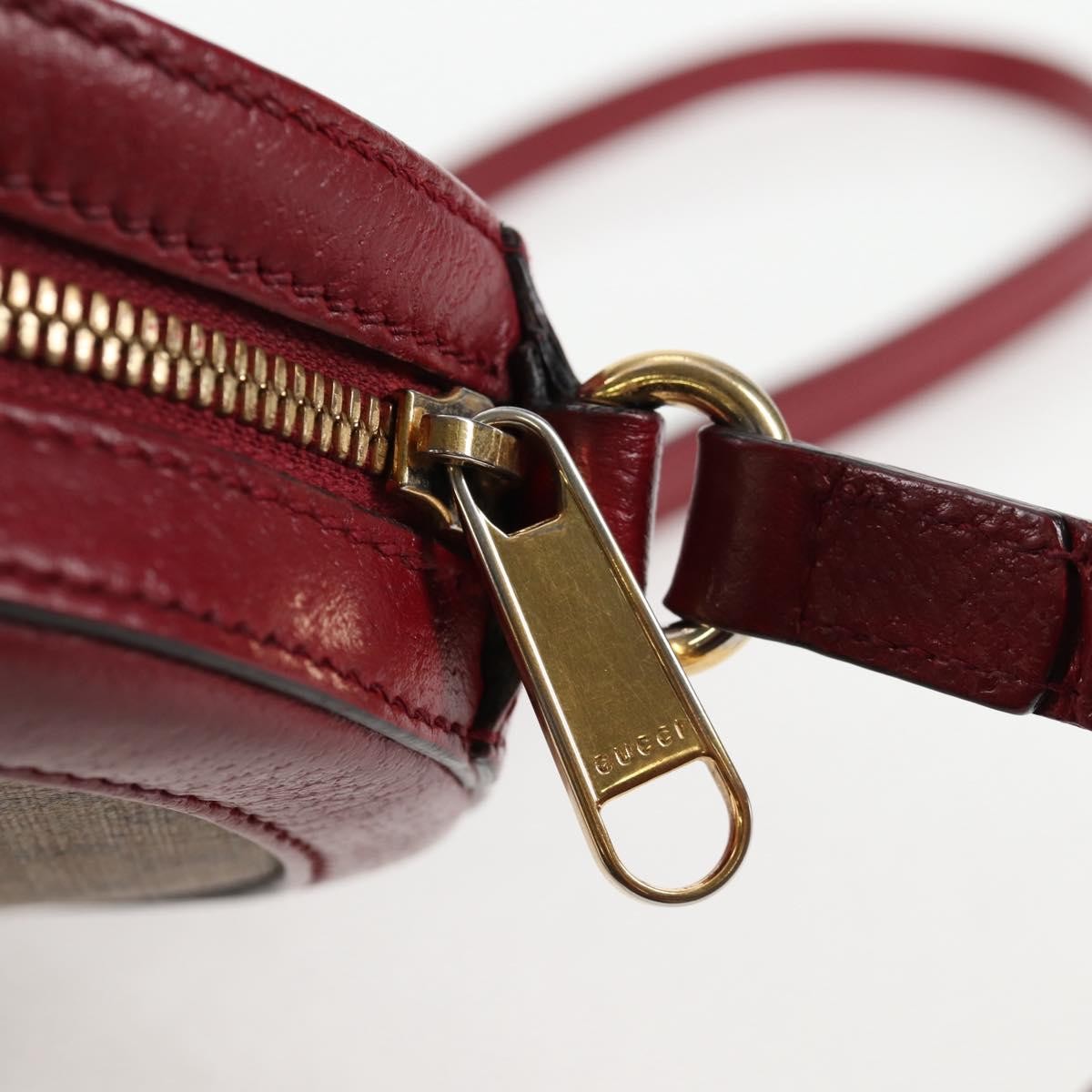 Gucci Doraemon Round Shoulder Bag Printed Mini GG Coated Canvas, BEIGE, PVC, Shoulder bag