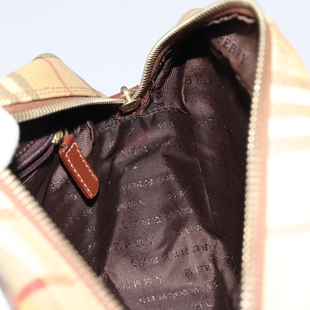 Burberry Nova check Shoulder bag Canvas, BEIGE, CANVAS, Shoulder bag