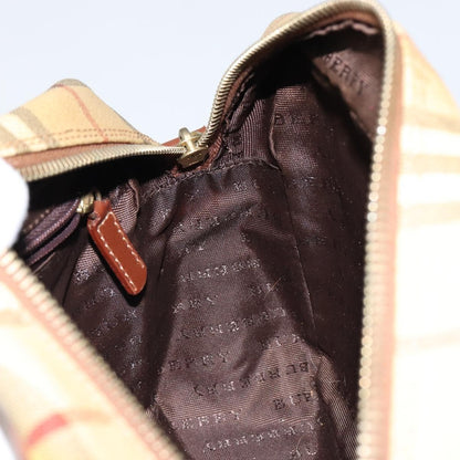 Burberry Nova check Shoulder bag Canvas, BEIGE, CANVAS, Shoulder bag