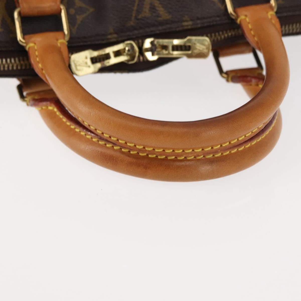 Louis Vuitton Alma Handbag Monogram Canvas, BROWN, CANVAS, Handbag