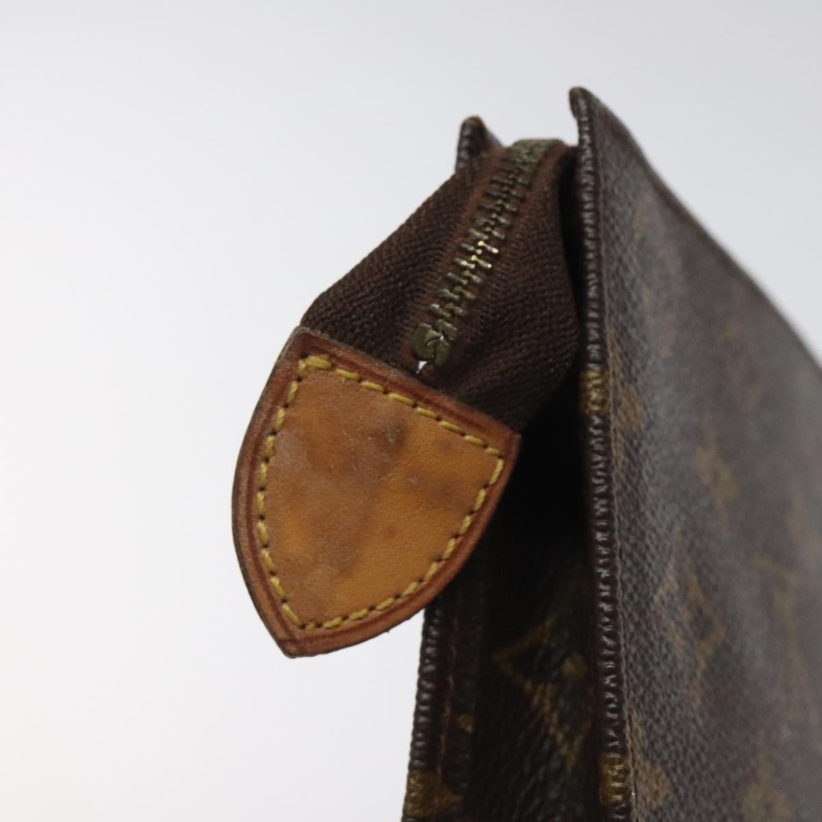 Louis Vuitton Toiletry Pouch Monogram Canvas, BROWN, CANVAS, Toiletry Case
