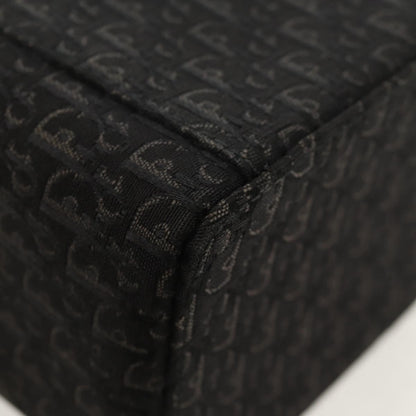 Christian Dior Vintage Trotter Pouch Canvas, BLACK, CANVAS, Clutche & pouche