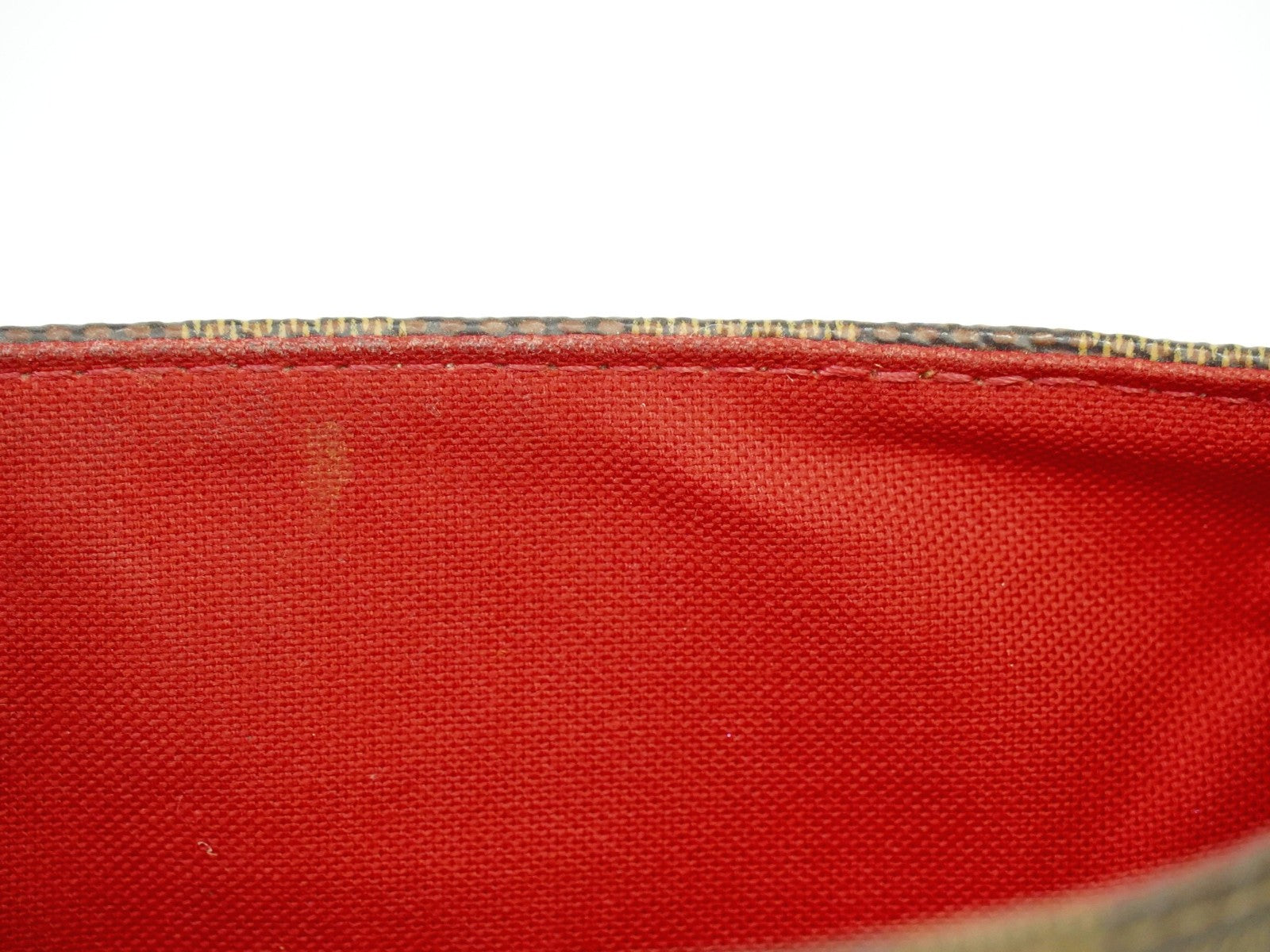 Louis Vuitton Besace Rosebery Handbag Damier, BROWN, CANVAS, Shoulder bag